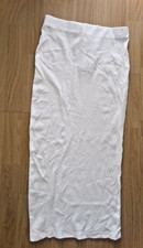 H&M White Midi Skirt New With tag Size S