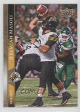 2021 Upper Deck CFL Gold 33/50 Jeremiah Masoli #36 n1u