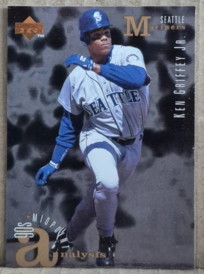 1995 Upper Deck Midpoint Analysis Electric Diamond Parallel #110 Ken Griffey Jr - Image 1 of 2