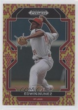 2022 Panini Prizm Draft Picks Snakeskin Prizm 7/25 Edwin Nunez #PDP90 0c6