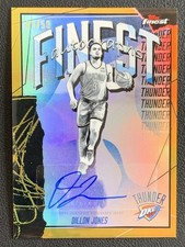 Dillon Jones 2025-26 Topps Finest Gold Refractor Auto /50 #FAU-DO