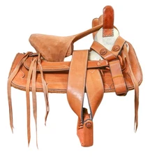15" Miel Montura Charra Side Saddle Albarda Escaramuza
