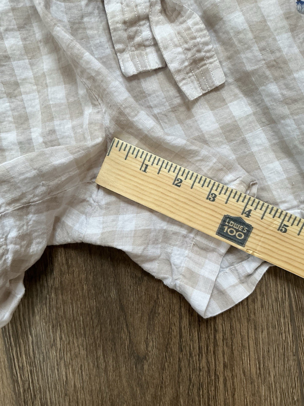 Johnny Was 100% Linen Workshop Adele Trapunto Gin… - image 10