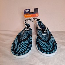 Speedo Junior Surf Strider Water Shoes Big Kid Size M 2/3 Blue Black