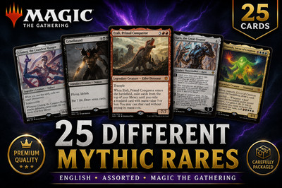 MTG 25 Unique Mythic Rares Bundle English Near Mint Magic Cards