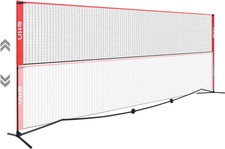 Badminton Net - Height Adjustable Volleyball Net for Junior Tennis, Soccer Tenni