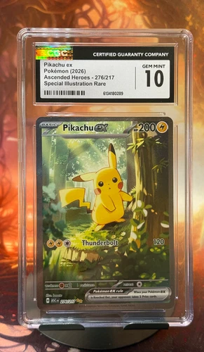 Pikachu ex Ascended Heroes 276/217 SIR (2026) CGC 10