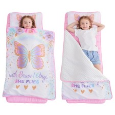 Extra Large Toddler Nap Mat with Removable Pillow - Ideal for Daycare