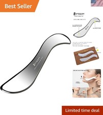 S-Shaped Gua Sha Scraping Tool - Stainless Steel for Whole Body Therapy