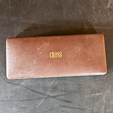 Cross Gold Tone Writing Set Pen  Pencil Set with Cross Case/Box