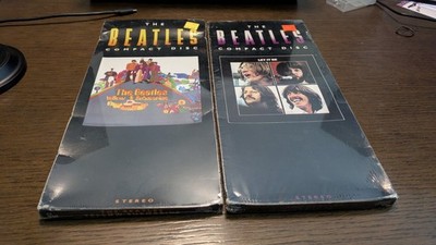 Beatles Let it Be and Yellow Submarine Longbox NO CD