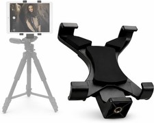 Universal Tablet Tripod Mount Holder, Adjustable Stand Adapter for