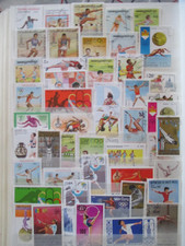 Lot de timbres "SPORT" oblitérés+ cadeau pour 2 lots de mes ventes