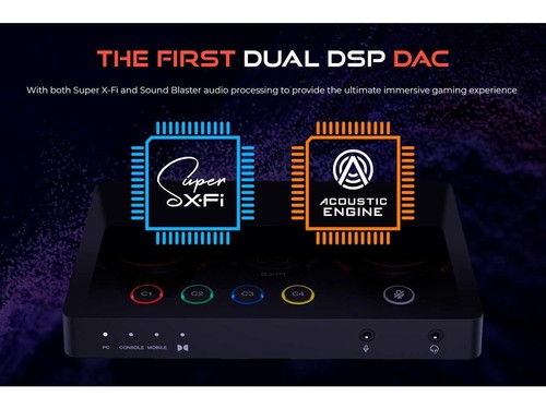 Creative Sound Blaster GC7 Game Streaming DAC Amp ft boutons programmables, super - Photo 6/7