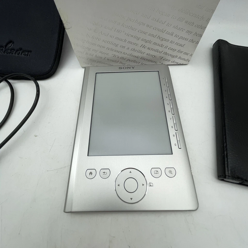 Sony E-Reader PRS-300 - Edición de bolsillo - Plateado - con caja y accesorios Foto 3 de 4