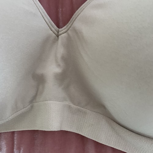 Bali Womens 42C Wirefree Seamless Comfort Revolution 3463 Beige T-Shirt Bra NWT - Picture 4 of 6