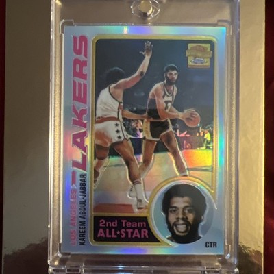 2001 Topps Chrome #110 Kareem Abdul-Jabbar  mvp HOF      lakers refractor