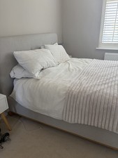 Bensons for Beds King Size Grey Ottoman Bed (Doesn’t Include Mattress) Used