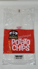 BAG ONLY Vintage Pringles Potato Chips Twin Pack Bags Empty Newfangled Rare 1974