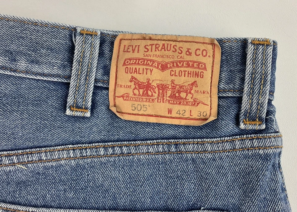 Jeans Axist 42x30 Clásicos Calce Relajado Vintage Retro Sueltos Foto 2 de 4