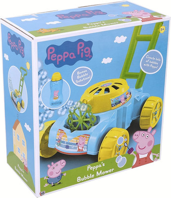 Peppa Pig Rasenmäher mit Seifenblasenfunktion, NEU/OVP