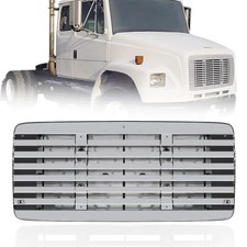 Chrome Front Hood Radiator Grille With Bug Screen Compatible With 1991-2015