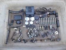 1985 Honda VT700 Shadow H20974) misc bike bolts parts mounts brackets 