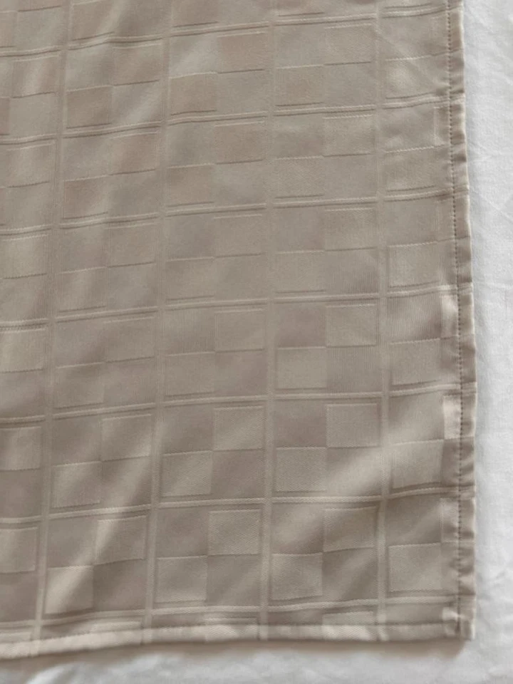 Mantel Food Network 70 x 52 beige tostado poliéster cuadrados Foto 3 de 4