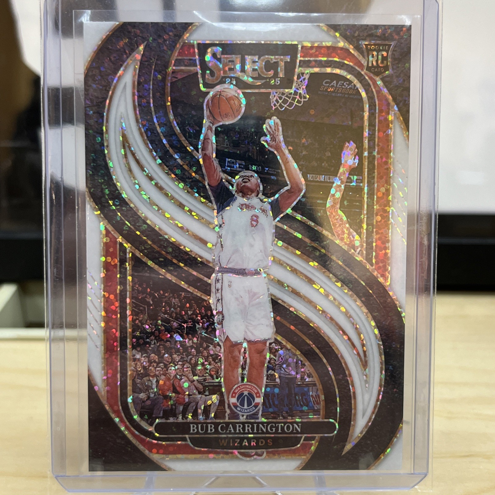 2024-25 Select Bub Carrington Premier Level White sparkle