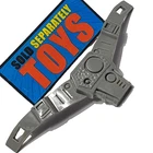 Vtg Transformers G1 Landmine BELT original 1988 Pretender gray weapon accessory