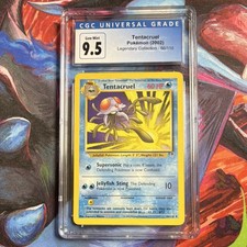 Pokémon Tentacruel 66/110 Uncommon Regular CGC 9.5 Legendary Collection 2002