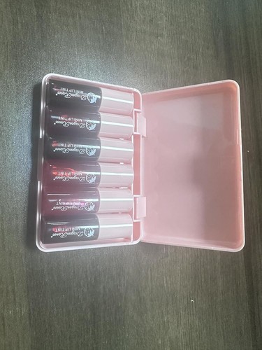 Ensemble de teintes à lèvres 6 couleurs, velours coréen aqueux tache à lèvres hydratant Mini Li - Photo 10/10