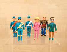 Thunderbirds Action Figure Bundle X6 Matchbox Vintage 1992