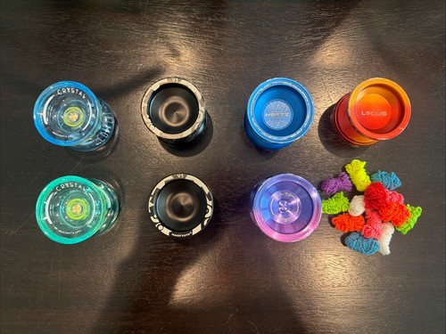 Yo-Yo Collection Lot of 7 Premium Performance Yo-Yos Used Pro Level Trick Yo-Yos