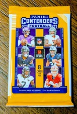 🔥 [1x] 2024 Panini Contenders NFL Hobby Retail Box Pack MAYE NIX CALEB ROOKIES