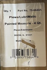 LubriMatic Plews 75-664 Painted Liquid Measure Jug W/ Flex Spout - 4 Quart