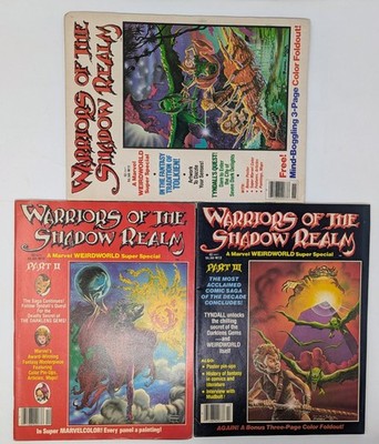 WARRIORS OF THE SHADOW REALM 1 2 3: A Weirdworld Marvel Super Special #11,12,13 