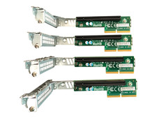 Lot of 4 Supermicro RSC-P-6 Rev 1.0 1U Left-Side TwinPro PCIe 3.0 x16 Riser Card