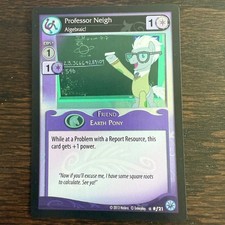 My Little Pony Professor Neigh -Algebraic! #f21 Foil Card MLP TCG Enterplay