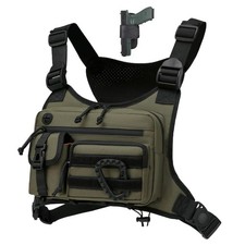 Outdoor Chest Bag For Men and Women, Tactical Vest For Running, Cycling, EDC ...