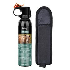 Feloiy ULTRA HOT BEAR Deterrent Repellent Spray 16oz w/ Holster ALL SPECIES