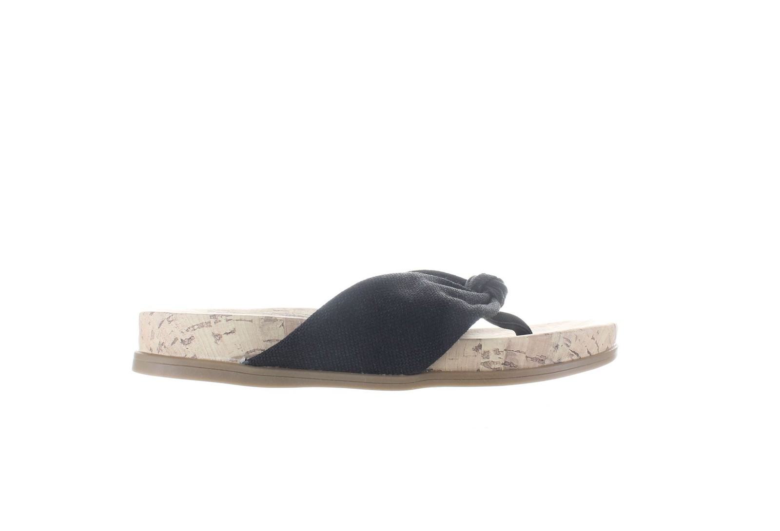 LifeStride Womens Happy Black T-Strap Sandals Size 7 (7725862)