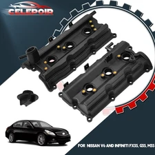 2x Engine Valve Cover Gasket For Nissan Z350 2003-2008 13264-AM600 13264-AM610