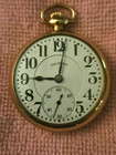 Illinois Grade 806 21j 16s Model 9 Railroad Pocket Watch 14k G.F. 1923 RUNNING — photo 1