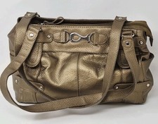 Womens Vintage Bronze Color Handbag, Purse