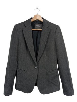 DONDUP Kurz-Blazer Damen Blazer Gr. DE 34 hellgrau Business-Look
