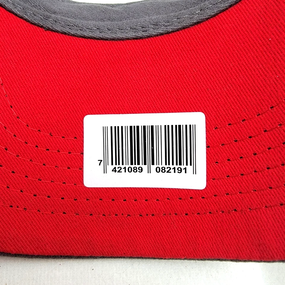 French Nightmare Trucker Cap Unisex Gray/Red Embroidered New with Tags - Image 4 of 4