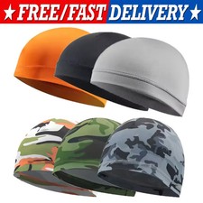 Sweat Wicking Cooling flag Dome Skull Cap Helmet Liner Sport Beanie durag Hat