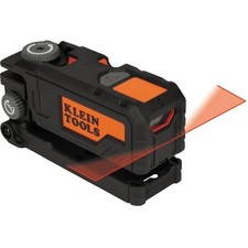 KLEIN TOOLS - RED POCKET LASER LEVEL - TRIPOD MOUNTABLE - COMPACT PORTABLE