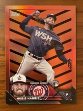 2023 Topps Update Series - Hobie Harris #US294 Orange & Black Foil (RC)